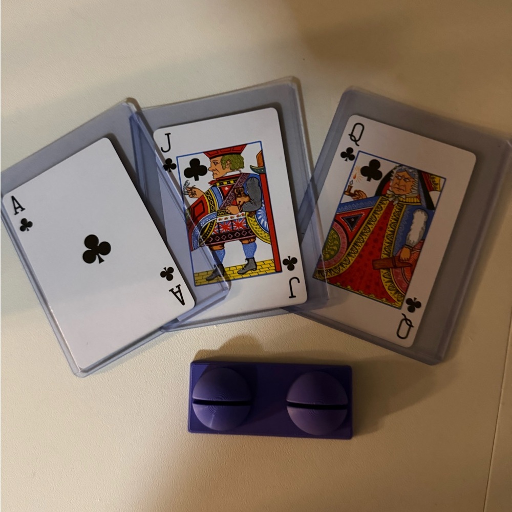 Pick 1 Tiffany Face Card and Ace with Card Stand